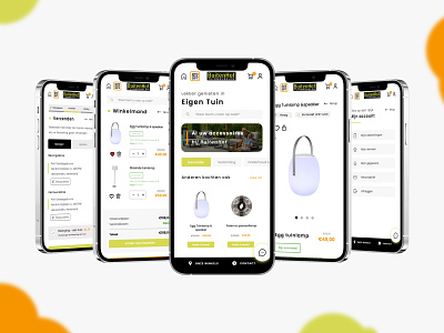 Mobile App Design | BuitenHof Tuinmeubelen | 02 branding colours design ecommerce experience explore illustration logo minimalism store store design ui webapp