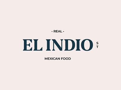 Logo el Indio Mexican food branding logo logo design mexican food