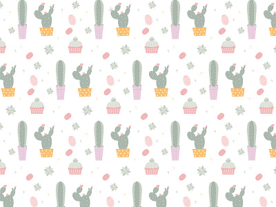 Cactus Pattern cactus fashion illustrator pattern design
