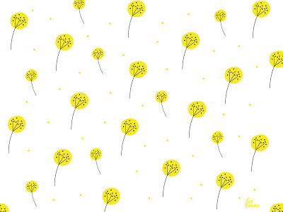 Flower Power Pattern graphic design illustrator pattern design