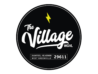 The Village Circle adobe blue dots greenville illy ion the village west yellow
