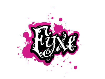 Fyxe black fyxe logo photography pink