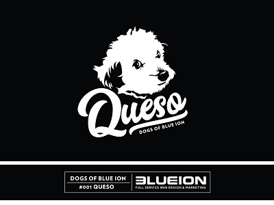 Dogs Of Blue ion adobe black blue ion dog illustraion logo vector