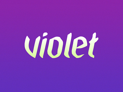 violet rough illustrator logo rough type vector violet