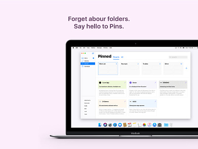 Concept: The new macOS Mail - Pins app apple boards email gmail google assistant icloud inbox mac macos mail pins