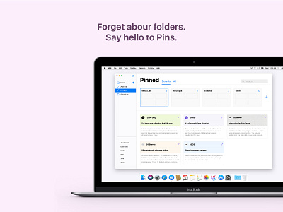 Concept: The new macOS Mail - Pins