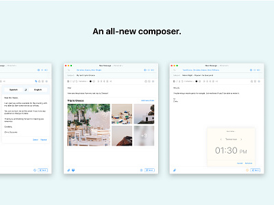 Concept: The new macOS Mail - Compose app apple compose email extensions gmail icloud mac macos mail translate
