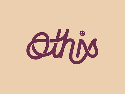 Othis custom type hand lettering logo typography