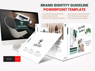 Brand Identity Guideline PowerPoint Layout Design