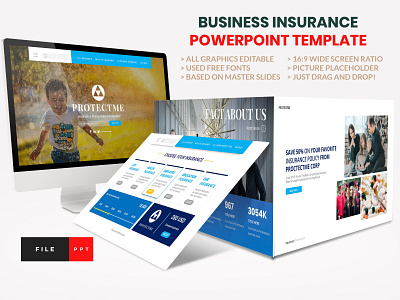 Insurance - Business Consultant PowerPoint Layout Design