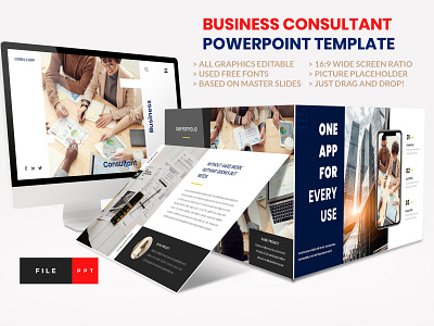 Business - Consultant Finance PowerPoint Template