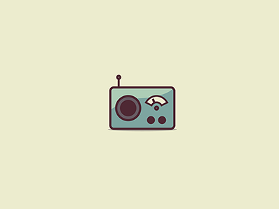 Radio Icon icon radio vector