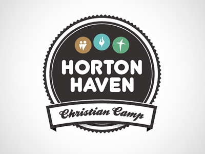 Horton Haven Logo camp identity logo