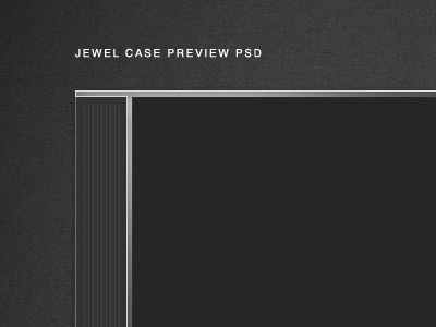 CD Jewel Case Mockup PSD