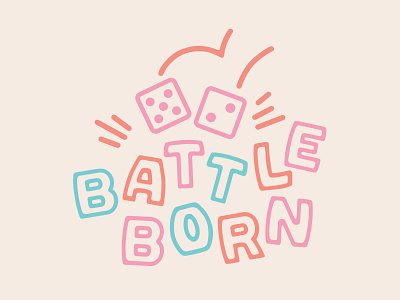 Battle Born Logo lettering type