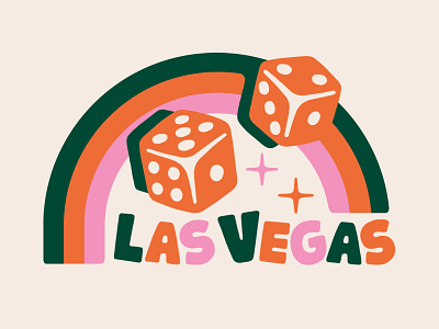 Vegas Rainbow illustration rainbow