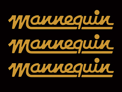Mannequin Lettering lettering shapes type