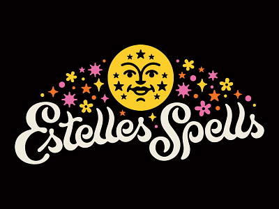 Estelles Spells design lettering logo magic