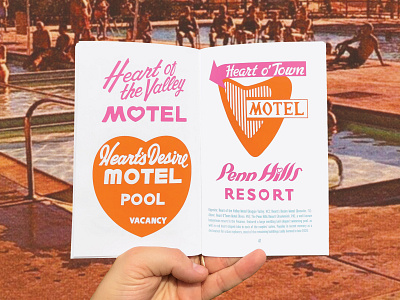 Tourist Type: Dead Motels Preview inspiration logo motel retro travel type vintage