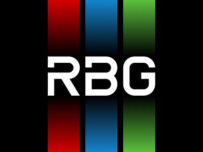 RBG (name initials) brand design brand identity branding colors creative creatives design identity identity branding identity design initials initials logo logo logo design logotype name rbg red blue green