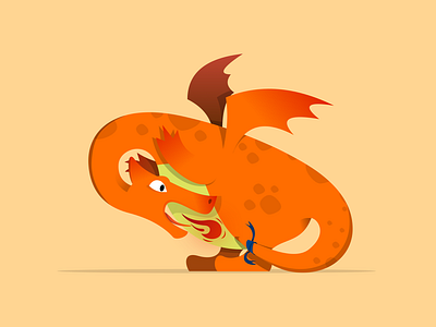 [COMMISSIONED] Series of Dragon Illustration for a Book art artwork book character character design creative creative design creatives creature design designmnl digital art digital illustration dragon dragon art illustration illustration design illustrations orange vector