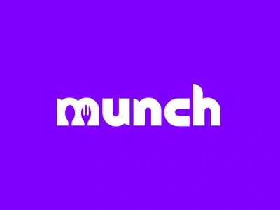 🔥munch (official logo design) brand design brand identity branding creatives delivery design food identity identity branding identity design logistics logo logo design logotype purple restaurant startup startup branding startup logo wordmark