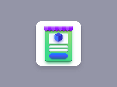 Marketplace icon (Big Sur style) app icon app icon designers app icons big sur big sur icon creatives design ecommerce green icon icon artwork icon design icon designer icon designs icon pack iconography icons marketplace store vector