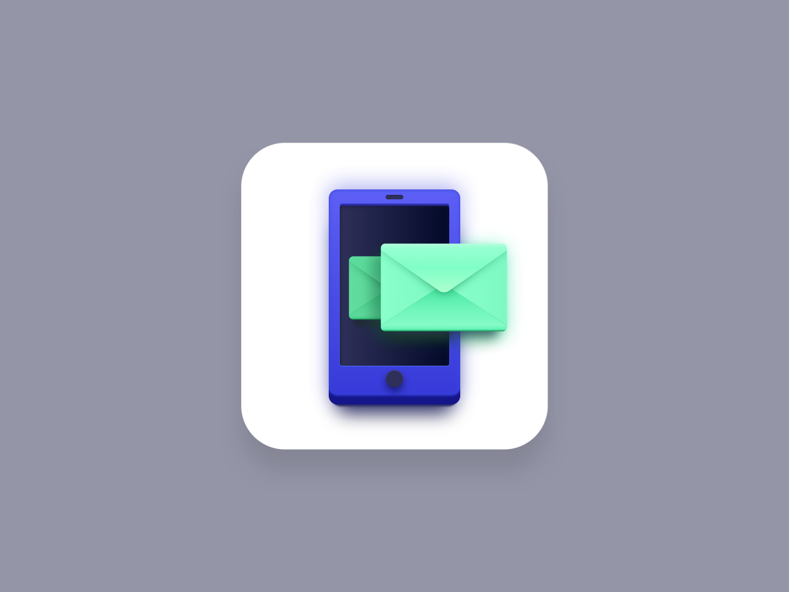 SMS marketing icon (Big Sur style)