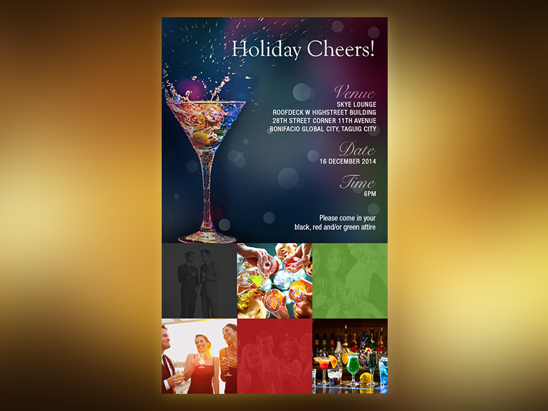Email Invite Design email invitation design creative design that rock philippines manila artwork email blast christmas branding digital