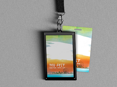 ID/NameTag Template For An Event creative design design that rock id layout manila mockup philippines print template