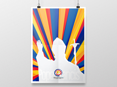 Pope Art : Papal Visit to the Philippines 2015 2015 concept creative design design that rock idea illustration papal visit pope pope francis poster