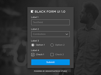 Black Form UI 1.0