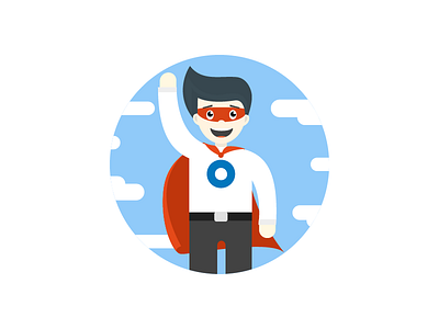 [WIP] Superhero at office icon study artwork branding character character design creative design freelance identity illustration photoshop startup wip