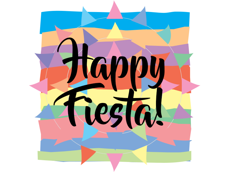 Happy Fiesta poster artwork by Design Manila Studio on Dribbble