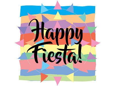 Happy Fiesta poster artwork art artwork creatives design designmnl flat design illustration poster