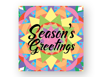 Season's Greetings poster artwork art artwork creatives design designmnl flat design illustration poster