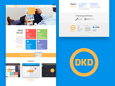 Redesigned: DKD Agency website design designmnl enterprise layout redesign responsive sketch ui usability ux web design website