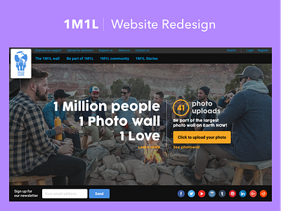 1M1L website redesign (WIP) creatives design designmnl layout redesign responsive sketch ui usability ux web design website