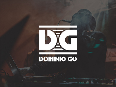 DJ Dominic Go logo artwork branding creatives design designmnl disc jockey identity logo music symbol