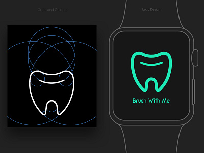 Brush With Me - Apple Watch app app branding brush with me creative design designmnl identity logo mobile design ui ux wip