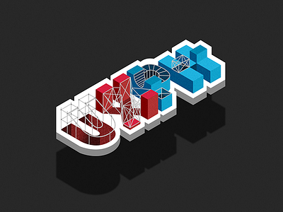 UXPH isometric/wireframe creative 3d artwork brand branding creatives design designmnl identity isometric logo startup