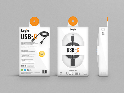 Logia : USB-C artwork creatives design designmnl electronics identity logo manila packaging packaging design technology wip