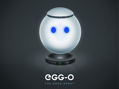 EGG-O, the Good Robot artwork creatives design designmnl illustration machine learning personal artwork robot scifi virtual assistant