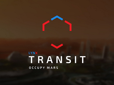 LYNX TRANSIT (sub-agency for logistics & transportation on Mars) brand branding design elon musk identity logo mars nasa space space exploration space travel spacex