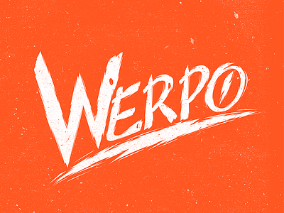 Werpo (or Power) art artwork creatives design font lettering manila type typface typography
