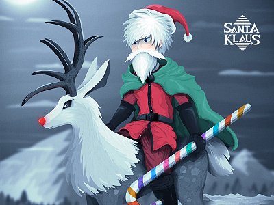 The Epic Journey of Santa Klaus anime artwork cartoon character christmas creatives design illustration pixel poster santa claus vector