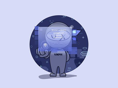 UXPH Sticker | Technology in the Palm of Your Hand