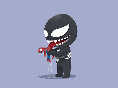 Venom Fan Art character creatives design fan art illustration marvel movie pixel scifi vector venom