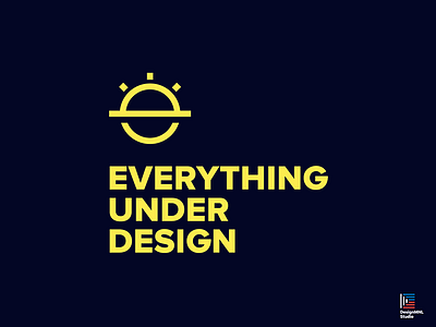 'EVERYTHING UNDER DESIGN' logo design brand branding concept creative creatives design designmnl freelancer identity illustration logo portfolio