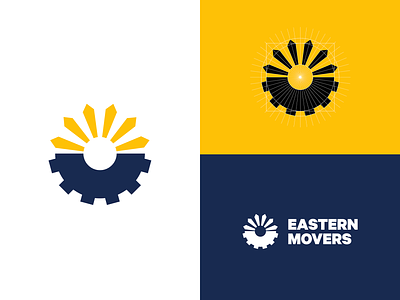 "Eastern Movers" logo design art artwork brand branding creative creatives design designer designmnl freelancer icon identity illustration logo manila mark philippines portfolio startup symbol